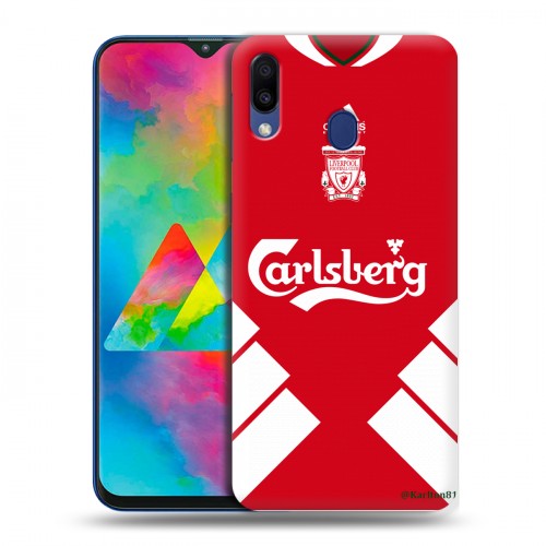 Дизайнерский пластиковый чехол для Samsung Galaxy M20 Carlsberg