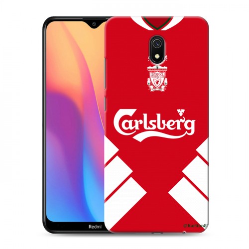 Дизайнерский силиконовый с усиленными углами чехол для Xiaomi RedMi 8A Carlsberg