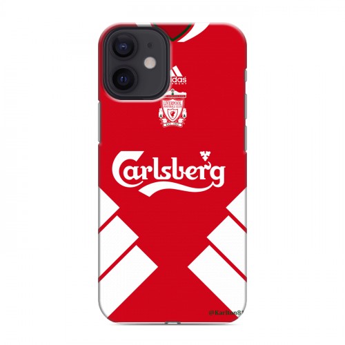 Дизайнерский силиконовый с усиленными углами чехол для Iphone 12 Mini Carlsberg