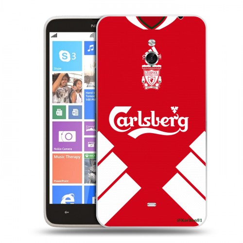 Дизайнерский пластиковый чехол для Nokia Lumia 1320 Carlsberg