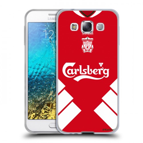 Дизайнерский пластиковый чехол для Samsung Galaxy E5 Carlsberg