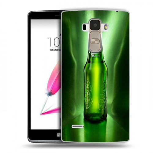 Дизайнерский пластиковый чехол для LG G4 Stylus Carlsberg