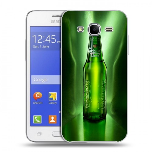 Дизайнерский силиконовый чехол для Samsung Galaxy J7 Carlsberg