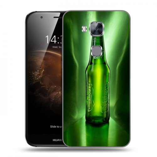 Дизайнерский пластиковый чехол для Huawei G8 Carlsberg