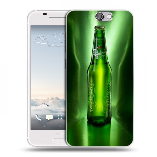 Дизайнерский пластиковый чехол для HTC One A9 Carlsberg