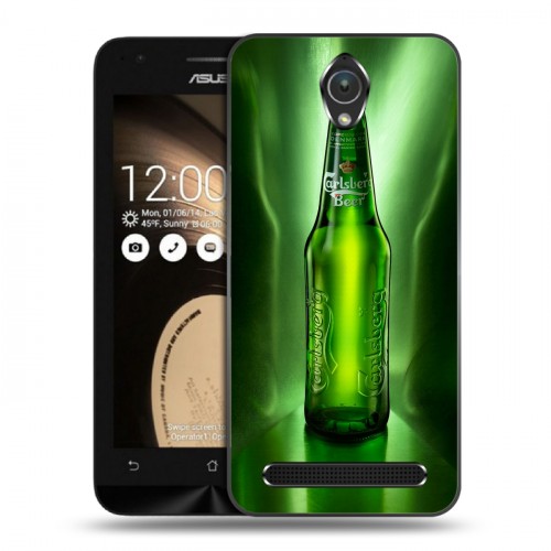 Дизайнерский пластиковый чехол для ASUS ZenFone Go 4.5 Carlsberg