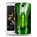 Дизайнерский пластиковый чехол для LG K8 Carlsberg