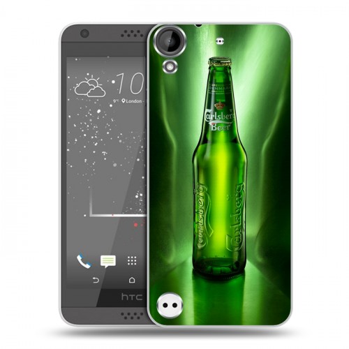 Дизайнерский пластиковый чехол для HTC Desire 530 Carlsberg