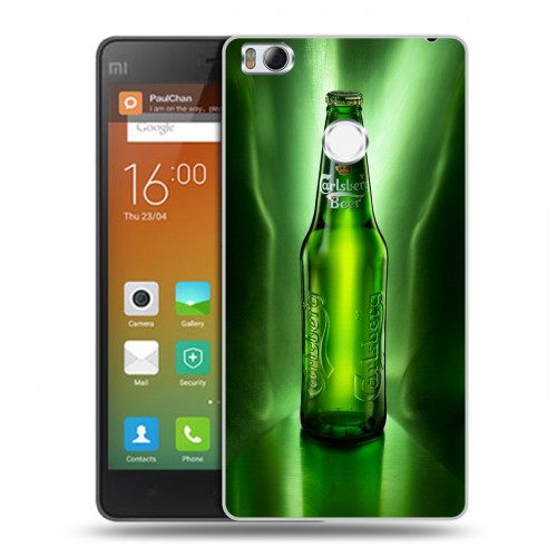 Дизайнерский пластиковый чехол для Xiaomi Mi4S Carlsberg