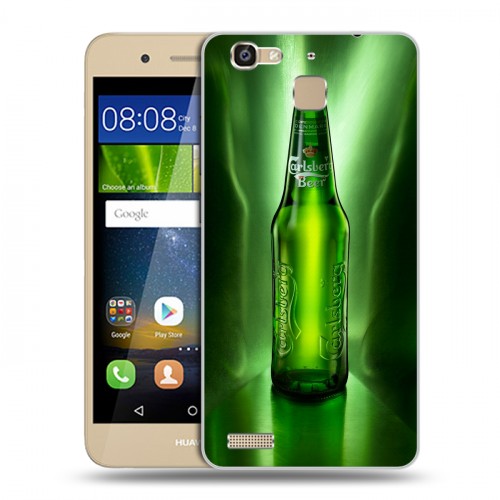 Дизайнерский пластиковый чехол для Huawei GR3 Carlsberg