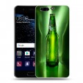 Дизайнерский пластиковый чехол для Huawei P10 Carlsberg