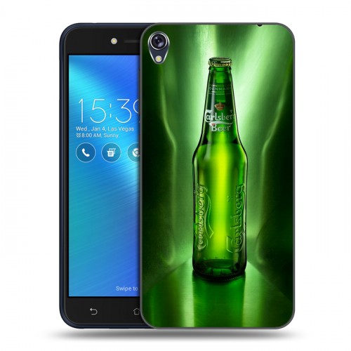 Дизайнерский силиконовый чехол для Asus ZenFone Live Carlsberg