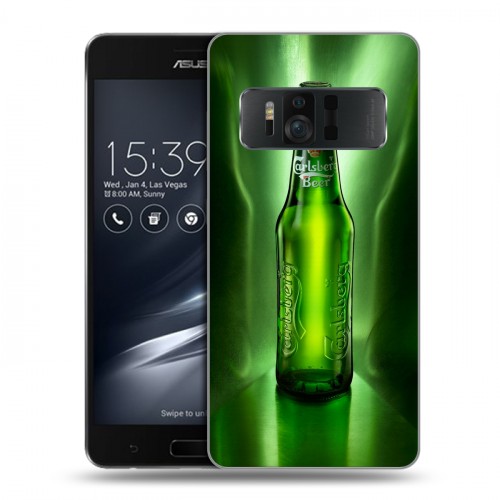 Дизайнерский силиконовый чехол для ASUS ZenFone AR Carlsberg