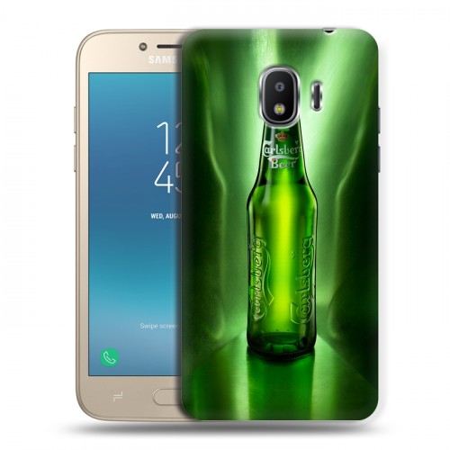 Дизайнерский пластиковый чехол для Samsung Galaxy J2 (2018) Carlsberg