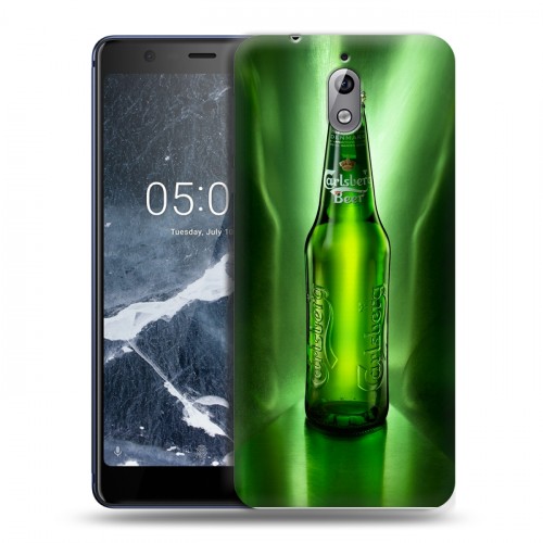 Дизайнерский силиконовый чехол для Nokia 3.1 Carlsberg