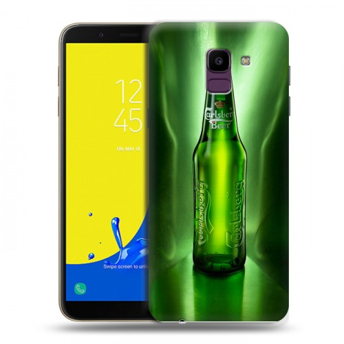 Дизайнерский пластиковый чехол для Samsung Galaxy J6 Carlsberg