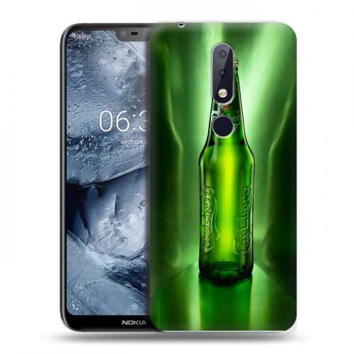 Дизайнерский силиконовый чехол для Nokia 6.1 Plus Carlsberg