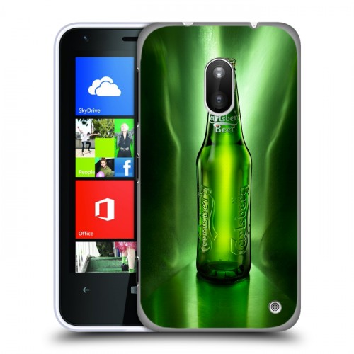 Дизайнерский пластиковый чехол для Nokia Lumia 620 Carlsberg