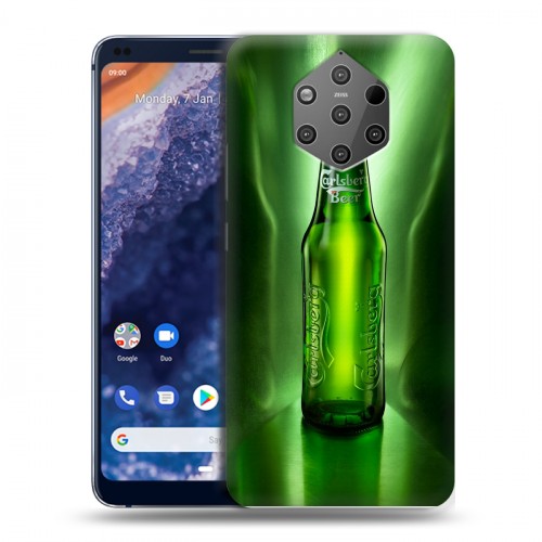 Дизайнерский силиконовый чехол для Nokia 9 PureView Carlsberg