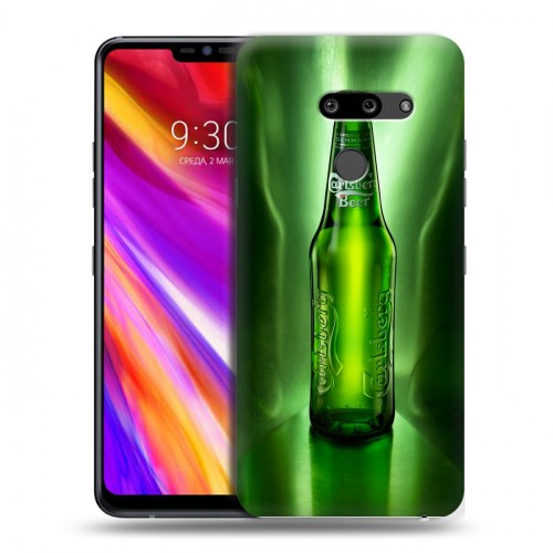 Дизайнерский пластиковый чехол для LG G8 ThinQ Carlsberg