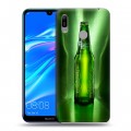 Дизайнерский пластиковый чехол для Huawei Y6 (2019) Carlsberg