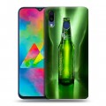 Дизайнерский пластиковый чехол для Samsung Galaxy M20 Carlsberg