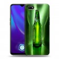 Дизайнерский силиконовый с усиленными углами чехол для OPPO A1k Carlsberg