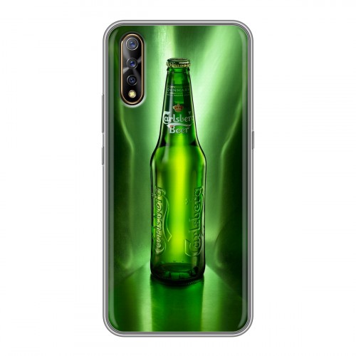 Дизайнерский силиконовый с усиленными углами чехол для Vivo V17 Neo Carlsberg