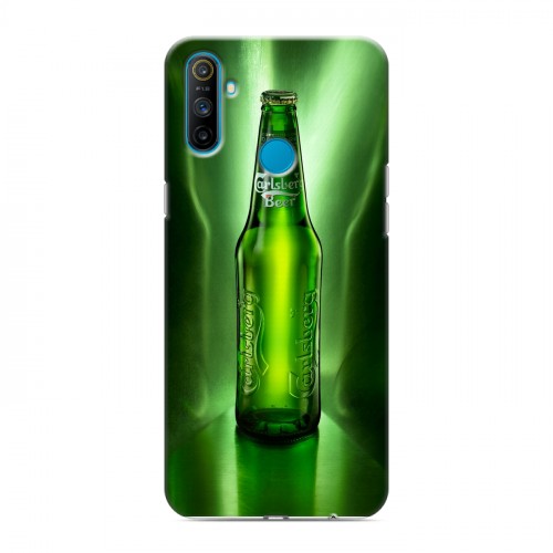 Дизайнерский силиконовый чехол для Realme C3 Carlsberg