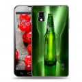 Дизайнерский пластиковый чехол для LG Optimus G Carlsberg