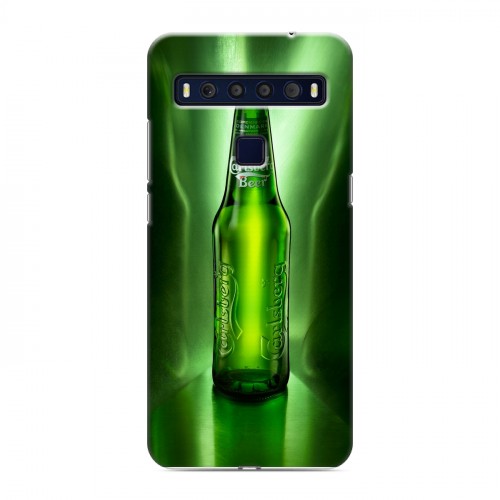 Дизайнерский пластиковый чехол для TCL 10L Carlsberg