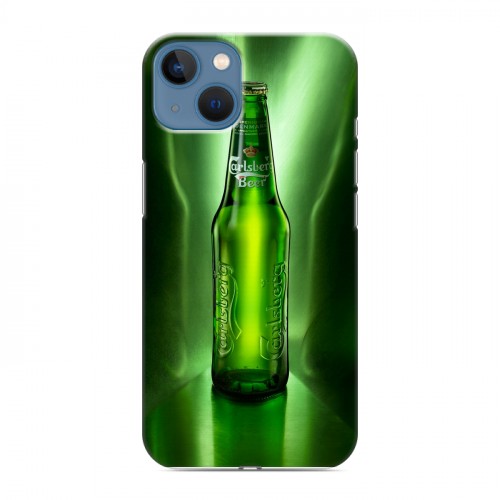 Дизайнерский силиконовый чехол для Iphone 13 Carlsberg