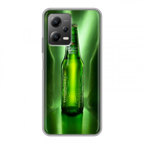 Дизайнерский силиконовый чехол для Xiaomi Poco X5 Carlsberg