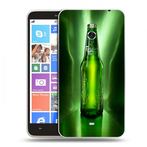 Дизайнерский пластиковый чехол для Nokia Lumia 1320 Carlsberg