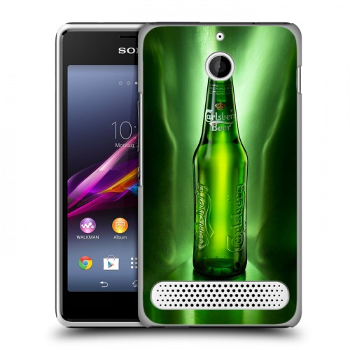 Дизайнерский силиконовый чехол для Sony Xperia E1 Carlsberg