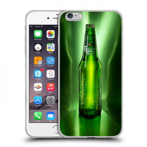 Дизайнерский силиконовый чехол для Iphone 6 Plus/6s Plus Carlsberg