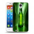 Дизайнерский пластиковый чехол для Lenovo S650 Ideaphone Carlsberg