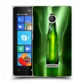 Дизайнерский пластиковый чехол для Microsoft Lumia 435 Carlsberg