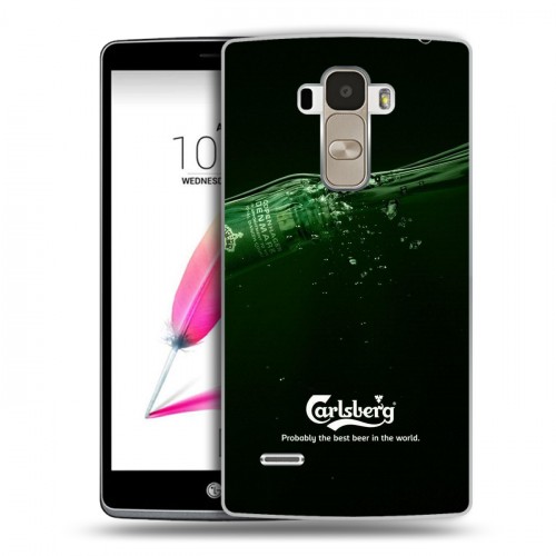 Дизайнерский пластиковый чехол для LG G4 Stylus Carlsberg