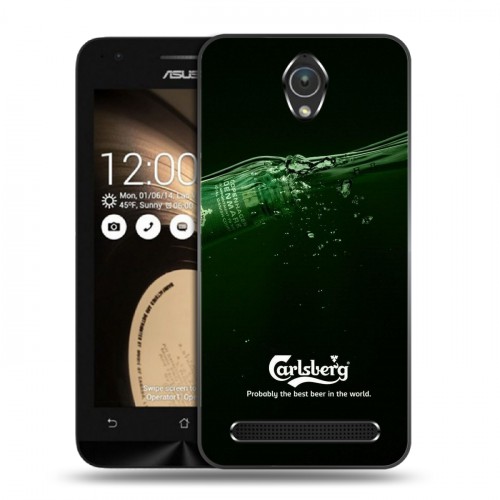 Дизайнерский пластиковый чехол для ASUS Zenfone Go Carlsberg