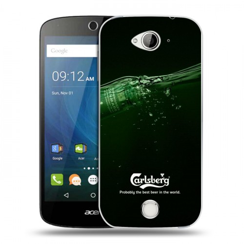 Дизайнерский силиконовый чехол для Acer Liquid Z530 Carlsberg