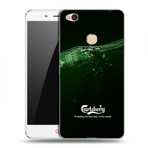 Дизайнерский пластиковый чехол для ZTE Nubia N1 Carlsberg