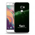 Дизайнерский пластиковый чехол для HTC One X10 Carlsberg