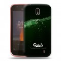 Дизайнерский пластиковый чехол для Nokia 1 Carlsberg