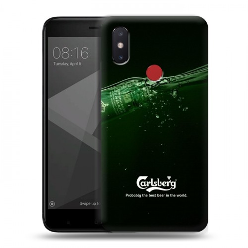 Дизайнерский пластиковый чехол для Xiaomi Mi8 SE Carlsberg