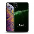 Дизайнерский силиконовый чехол для Iphone Xs Max Carlsberg