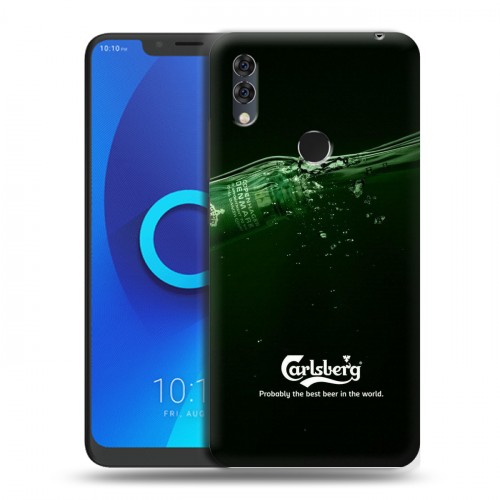 Дизайнерский силиконовый чехол для Alcatel 5V Carlsberg