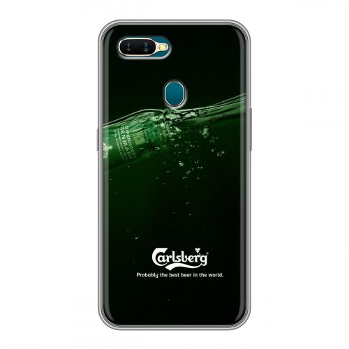 Дизайнерский силиконовый чехол для OPPO AX7 Carlsberg