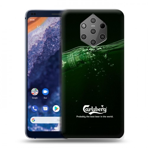 Дизайнерский силиконовый чехол для Nokia 9 PureView Carlsberg