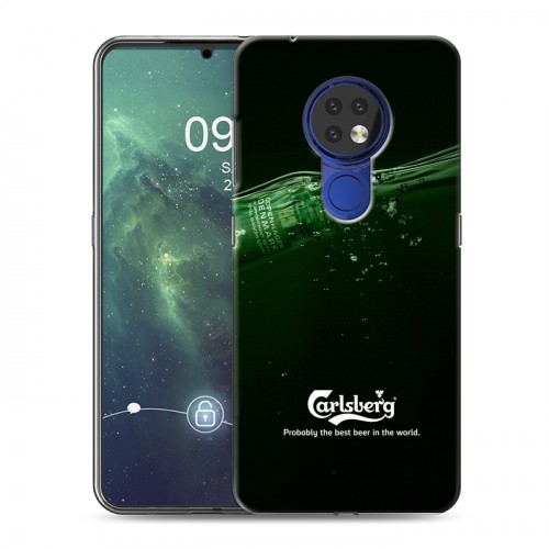 Дизайнерский силиконовый чехол для Nokia 6.2 Carlsberg